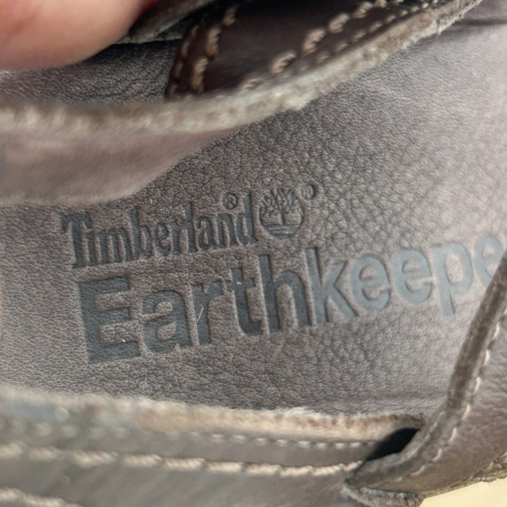 Timberland EarthKeepers Womens Brown Leather Open Toe Wedge Sandal - Size 7 & 38 - Picture 9 of 11